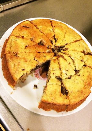 簡単！HMでチョコバナナケーキ-レシピのメイン写真