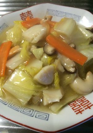 帆立の野菜あんかけ-レシピのメイン写真