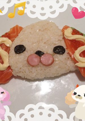 アボカドとサーモンのおむすびけん☆-レシピのメイン写真