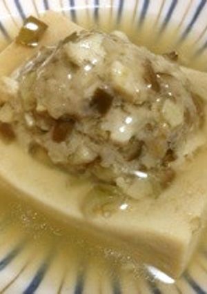 高野豆腐のなす肉詰め-レシピのメイン写真
