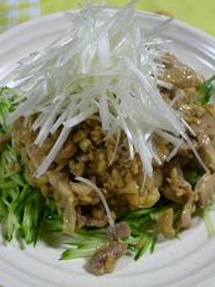 蒸し鶏のピーナツソース-レシピのメイン写真
