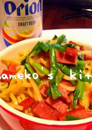 沖縄そばで!絶品塩焼きそば-レシピのメイン写真