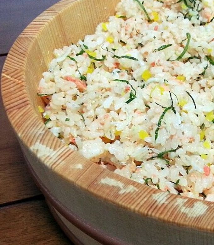 鮭しらすたくあんの混ぜご飯☆おにぎりにも-レシピのメイン写真