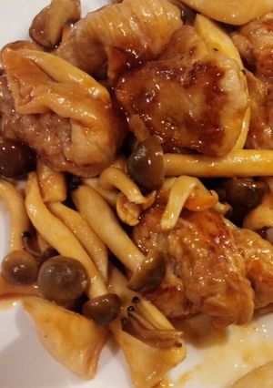 きのこと豚肉のケチャップ炒め-レシピのメイン写真