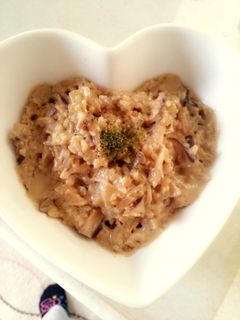 ダイエットにも☆きのこ豆乳リゾット-レシピのメイン写真