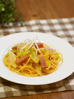 ✿ごま油香る~♬焼豚の和風パスタ✿-レシピのメイン写真