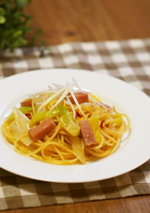 ✿ごま油香る~♬焼豚の和風パスタ✿-レシピのメイン写真
