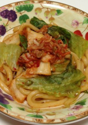 焼キムチうどん-レシピのメイン写真
