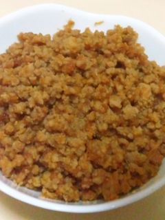 !にんじん入り鶏そぼろ!-レシピのメイン写真