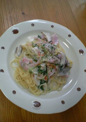 ありあわせチーズクリームパスタ-レシピのメイン写真