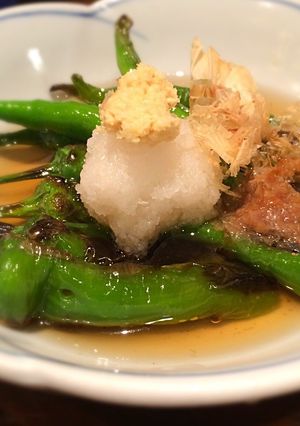 【山下】シシトウの焼き浸し！-レシピのメイン写真