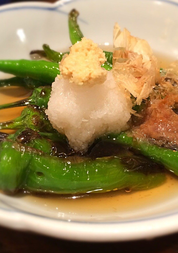 【山下】シシトウの焼き浸し！-レシピのメイン写真