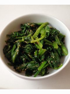 ほうれん草の胡麻和え-レシピのメイン写真