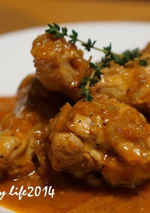 鶏手羽元の香味野菜デミソース煮-レシピのメイン写真