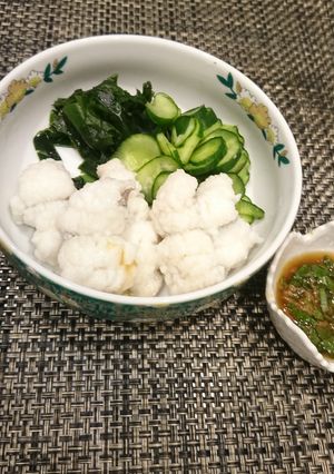 ハモの湯引き☆梅肉ソース-レシピのメイン写真