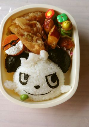 ヤンチャム♪キャラ弁-レシピのメイン写真