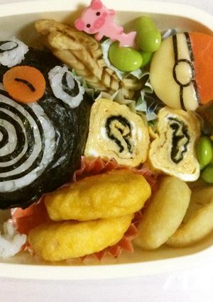 ポケモンでニョロモ♪キャラ弁-レシピのメイン写真