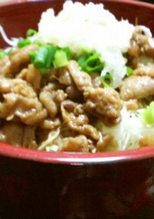 簡単に作れて 旨っ!豚丼-レシピのメイン写真