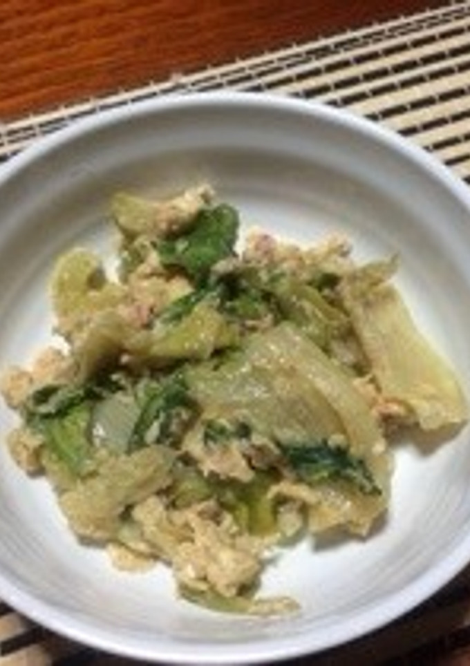 レタスとカニ缶の卵炒め٭¨̮-レシピのメイン写真