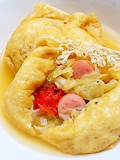 楽しい福袋・巾着⑦キャベツでポトフ風-レシピのメイン写真