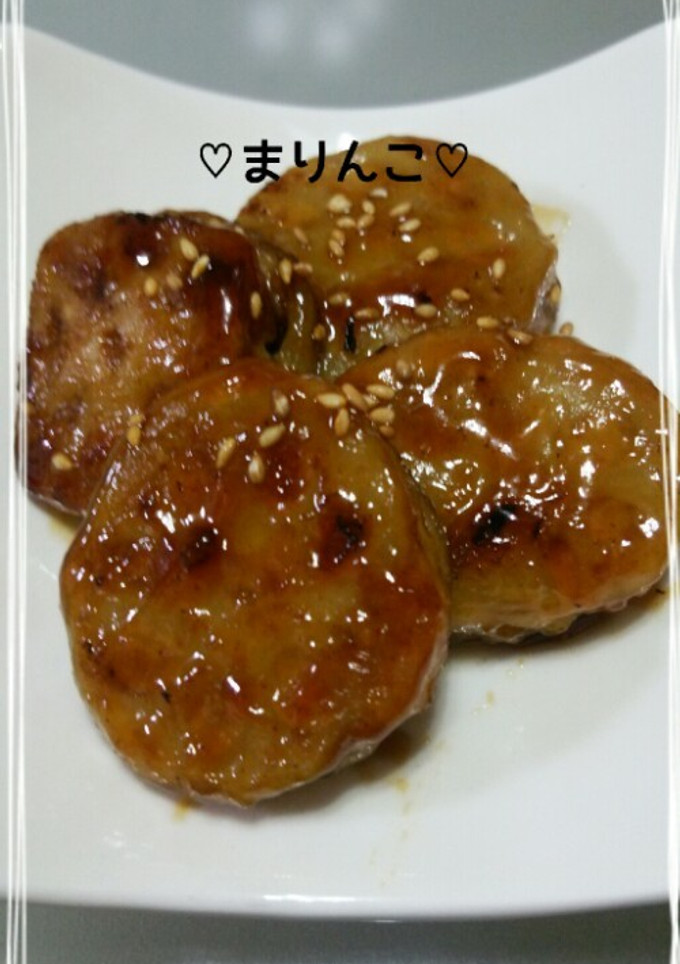 ♡れんこんの挟み焼き♡-レシピのメイン写真