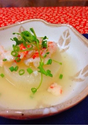 ✿ゆず大根の海老そぼろあんかけ-レシピのメイン写真