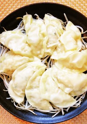 レンジで簡単♪ヘルシー鶏しそ蒸し餃子-レシピのメイン写真