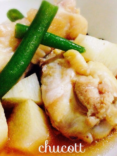 鶏手羽元と長芋の煮物♡簡単 やわらか-レシピのメイン写真