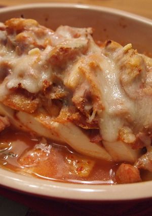 簡単★キムチと豆腐のチーズ焼き-レシピのメイン写真