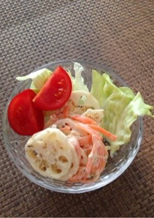 即席☆シャキシャキレンコンサラダ☆-レシピのメイン写真