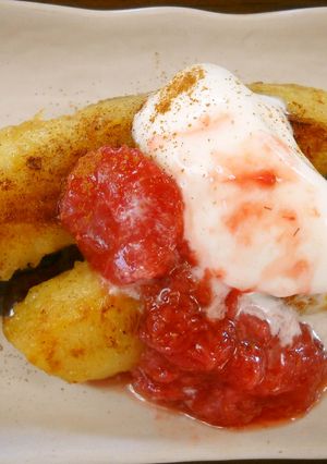 バナナソテーをもっと美味しくの甘甘のせ-レシピのメイン写真