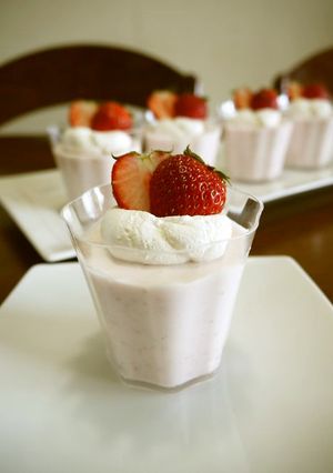 ふんわり甘酸っぱい❤苺のムース♪-レシピのメイン写真
