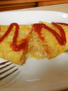 とろとろ♪シーチキンとチーズのオムレツ-レシピのメイン写真