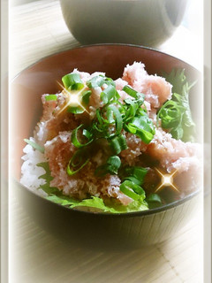 調理不要!ごま油香るネギトロ丼♪-レシピのメイン写真