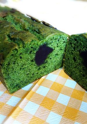 あんこin抹茶パウンドケーキ♪-レシピのメイン写真