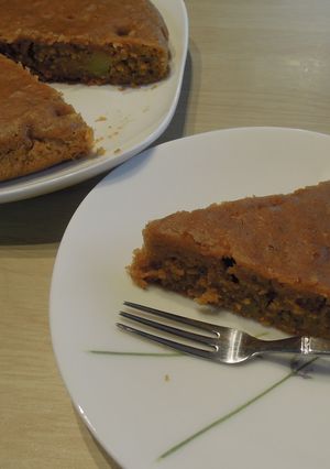 フライパンで焼く人参ケーキ ミックス不要-レシピのメイン写真