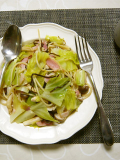 塩昆布とキャベツのパスタ-レシピのメイン写真