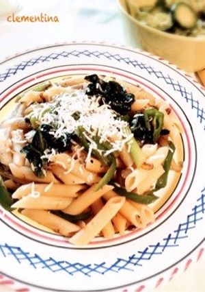 小松菜と玉ねぎのパスタ♪15分でOK-レシピのメイン写真
