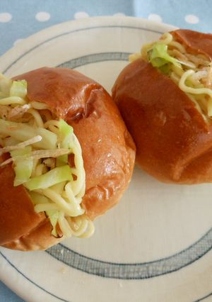 和風ドレ味焼きそばパン-レシピのメイン写真