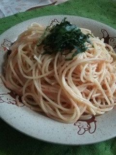 あえるだけの明太子スパゲティ-レシピのメイン写真
