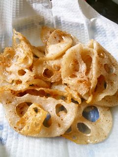 超簡単☆蓮根の素揚げ・素焼き-レシピのメイン写真