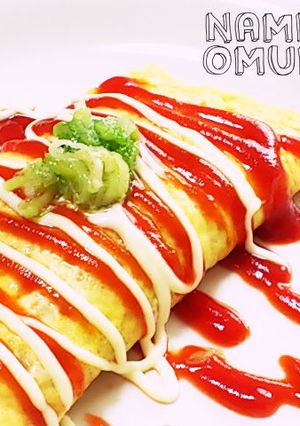 なめたけと野菜の簡単うまうまオムレツ☆-レシピのメイン写真