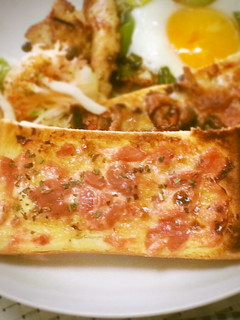 夏休みの朝食♪梅干しトースト-レシピのメイン写真
