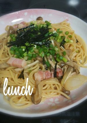 ベーコンとしめじの和風スパゲティ♡-レシピのメイン写真