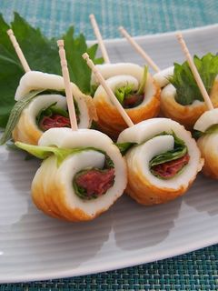 ☆ちくわの梅しそ巻き☆-レシピのメイン写真