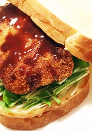 えっ高野豆腐？＊高野豆腐でとんかつサンド-レシピのメイン写真