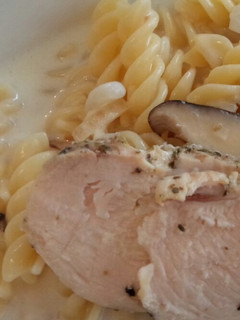 鶏ハムときのこのスープパスタ-レシピのメイン写真