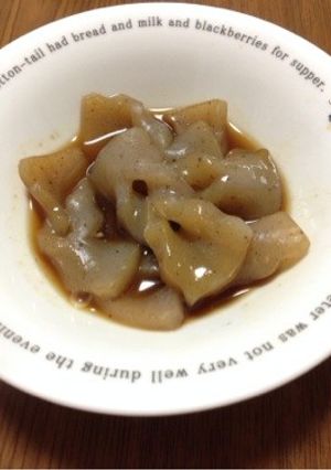 こんにゃく煮付け-レシピのメイン写真