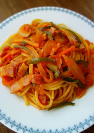 家族みんなで食べられるこどもナポリタン♡-レシピのメイン写真