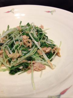 菊菜シーチキン炒め-レシピのメイン写真